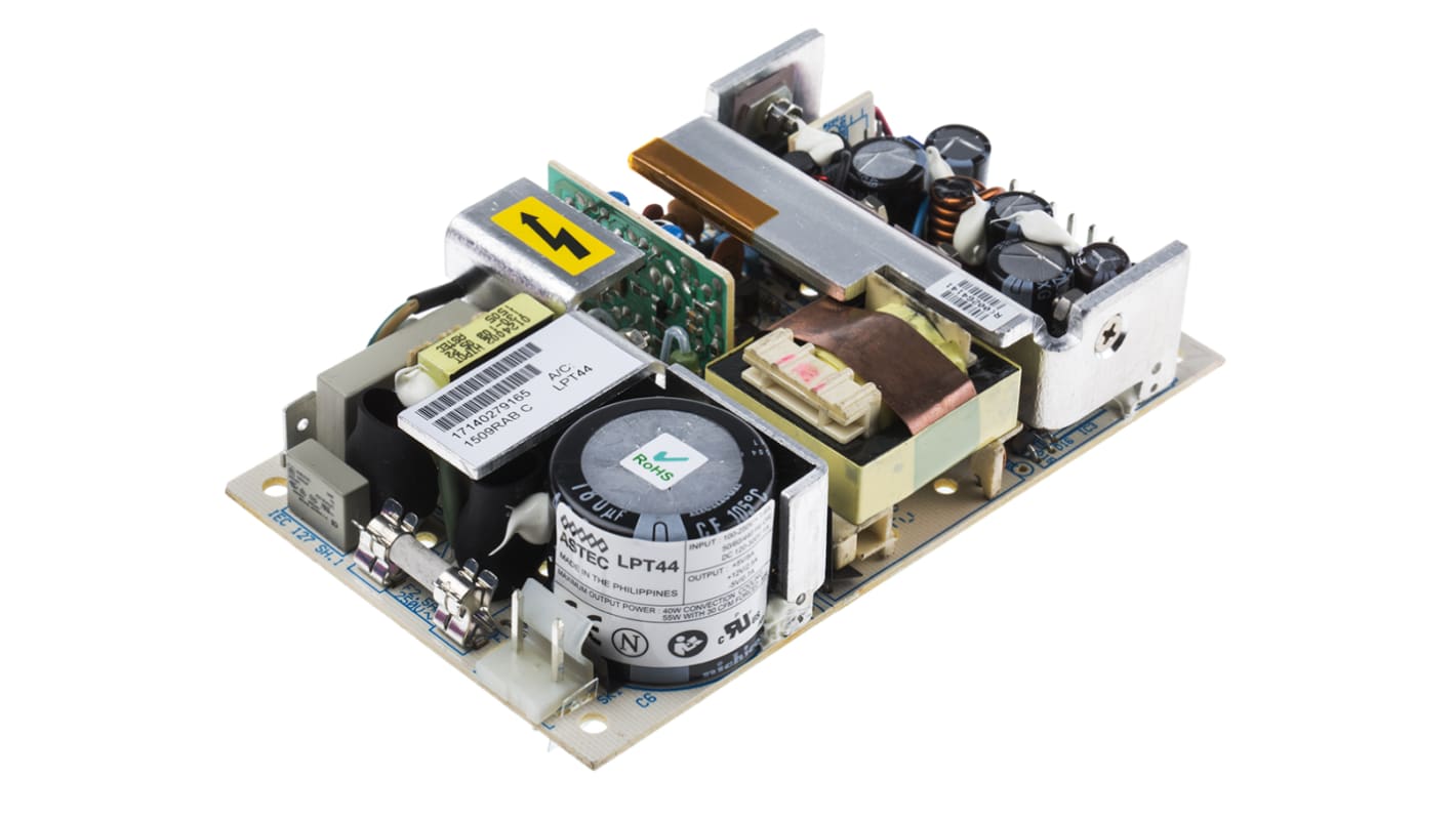 Alimentation à découpage Artesyn, 40W, sorties à 3 ±5 V dc, ±12V c.c., 2.5 A, 5 A, 700 mA