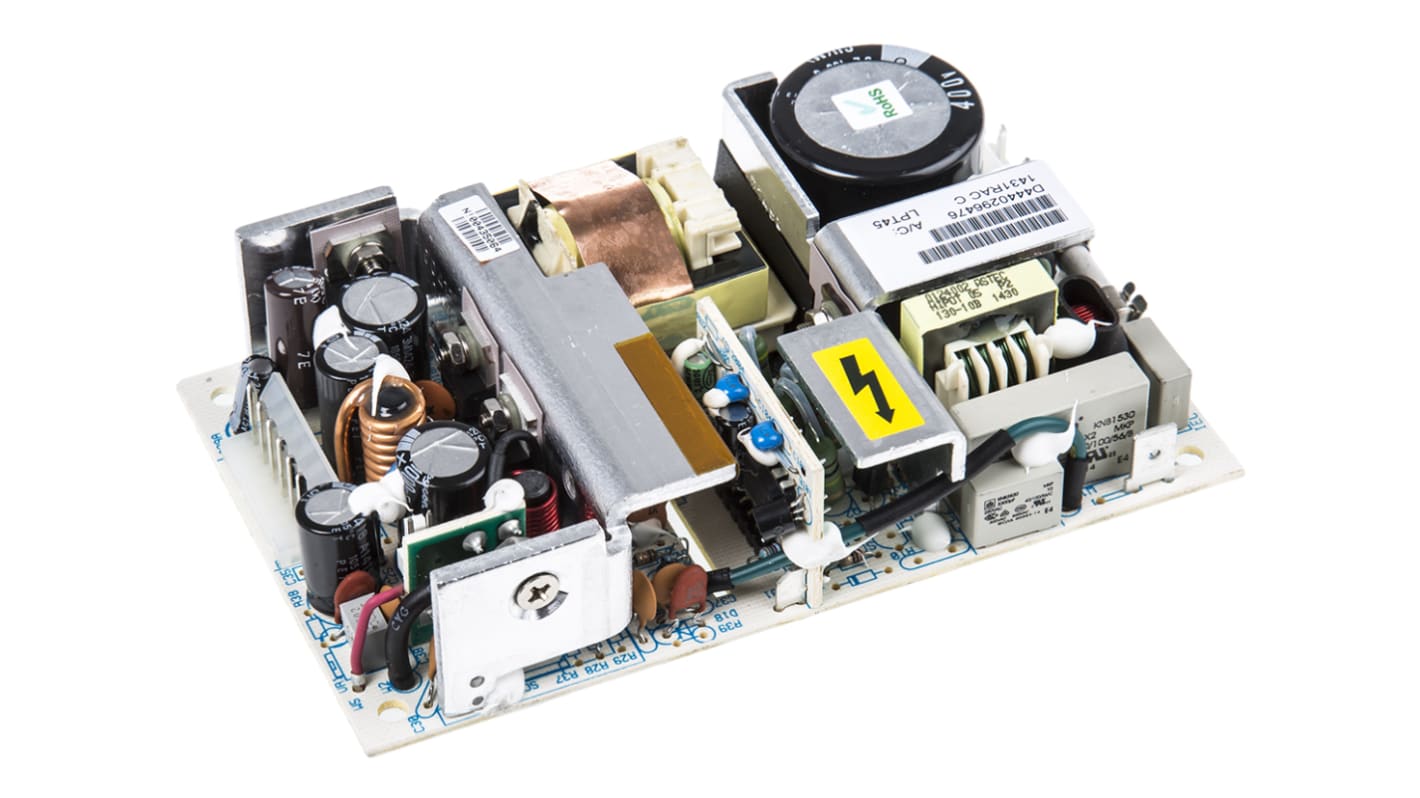 Artesyn Switching Power Supply, LPT45, 5 V dc, ±15 V dc, 2.5 A, 5 A, 700mA, 40W, Triple Output, 120 → 300 V dc,