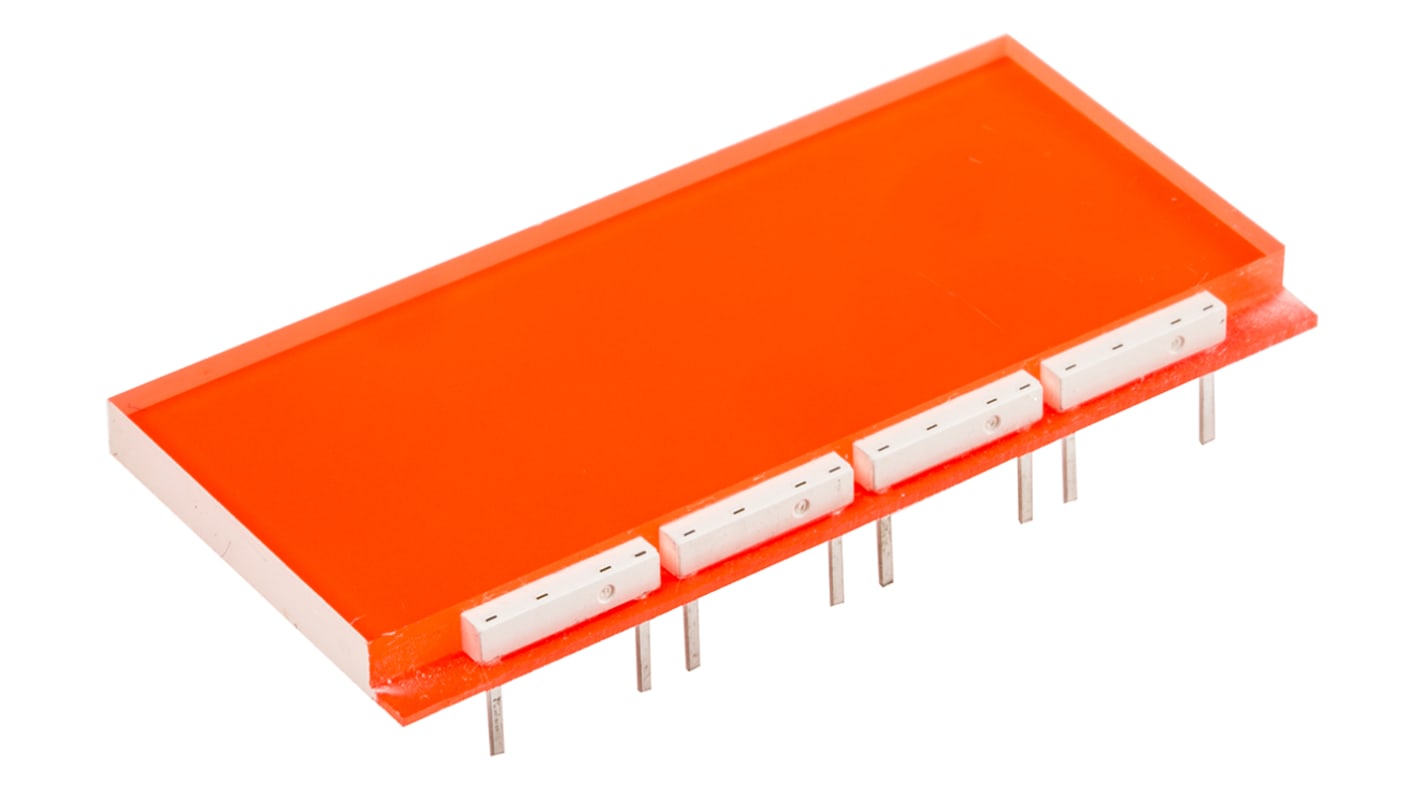 Ledtech LED背光源, 红色, 17 x 47.5mm