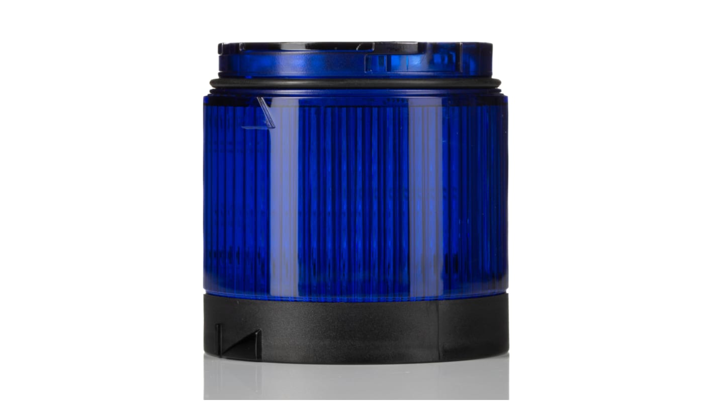 Allen Bradley 856T Series Blue Flashing, Steady, Strobe Effect Beacon Tower, 24 V ac/dc, LED Bulb, AC, DC, IP66, IP67