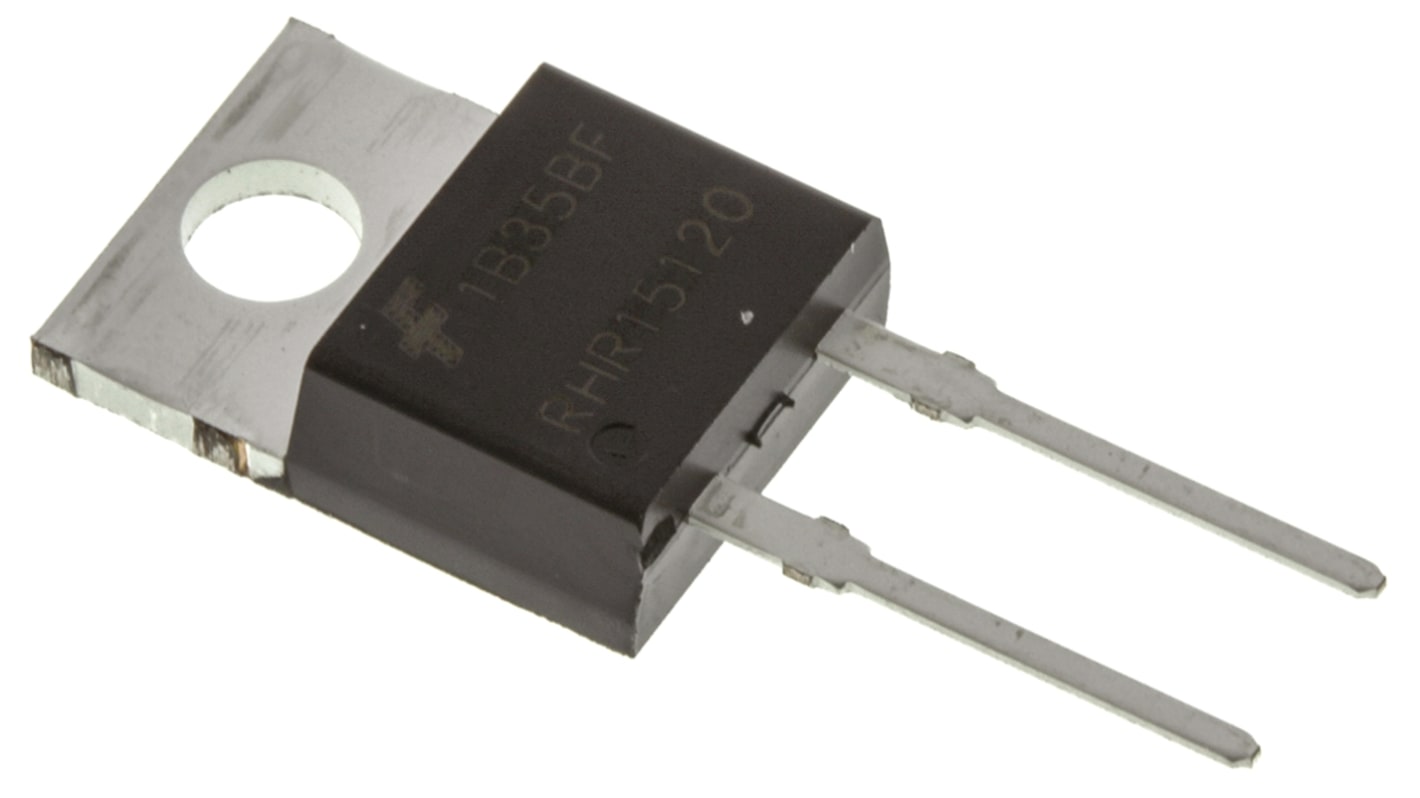 onsemi THT Diode, 1200V / 15A, 2-Pin TO-220AC