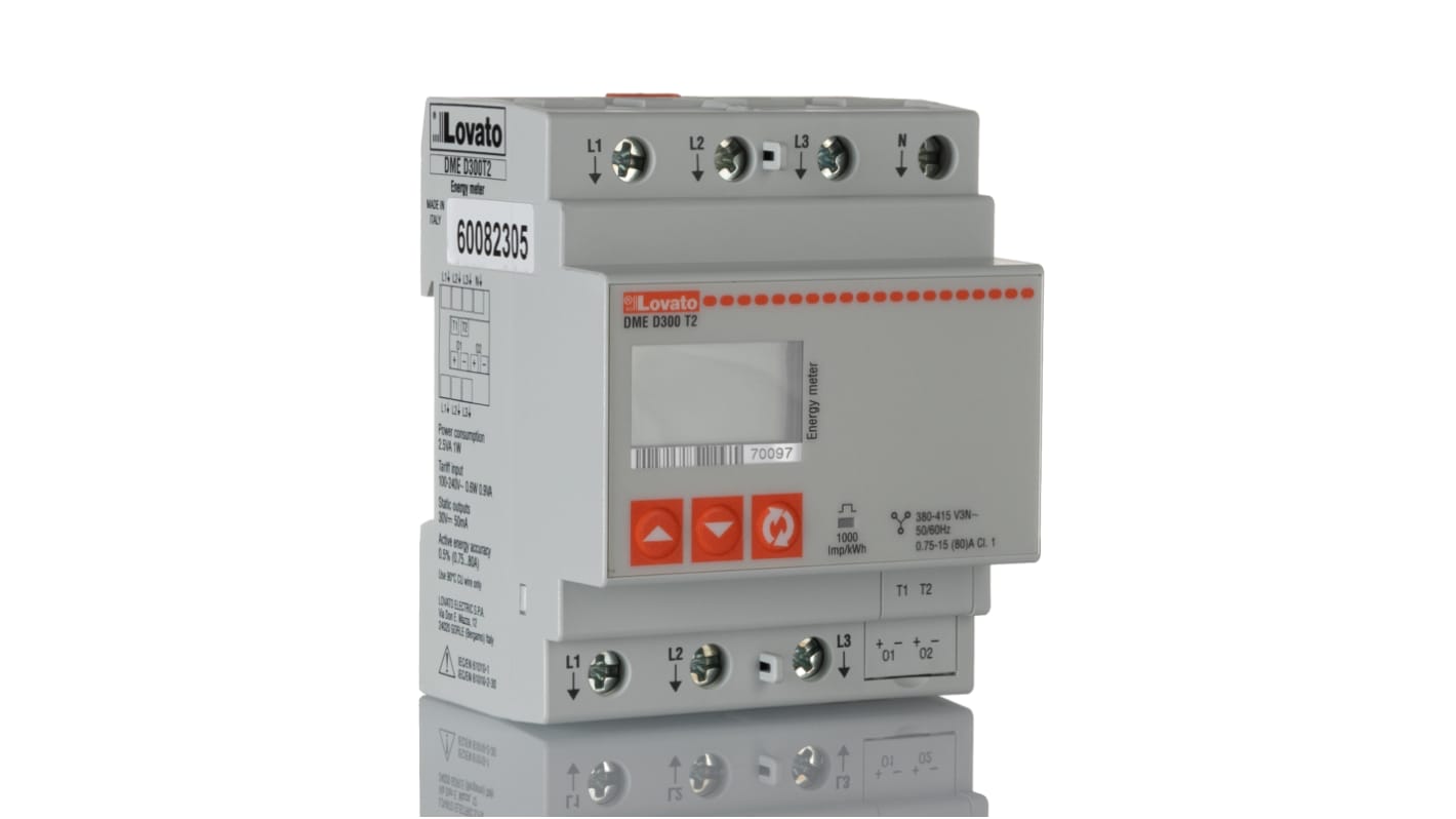 Lovato 3 Phase LCD Energy Meter, Type Energy Meter