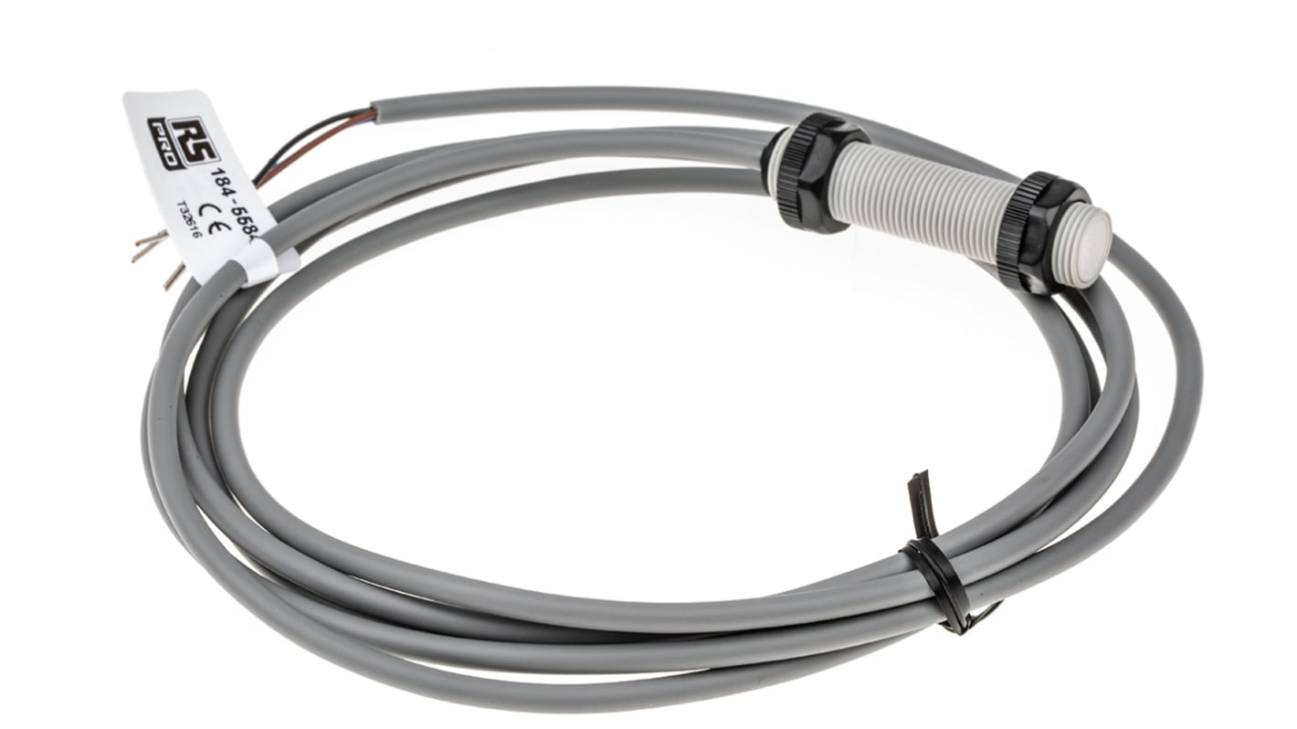 Rs-Online Sensore di prossimità Cilindro filettato RS PRO M12 rilevamento 2 mm 10 → 30 V c.c