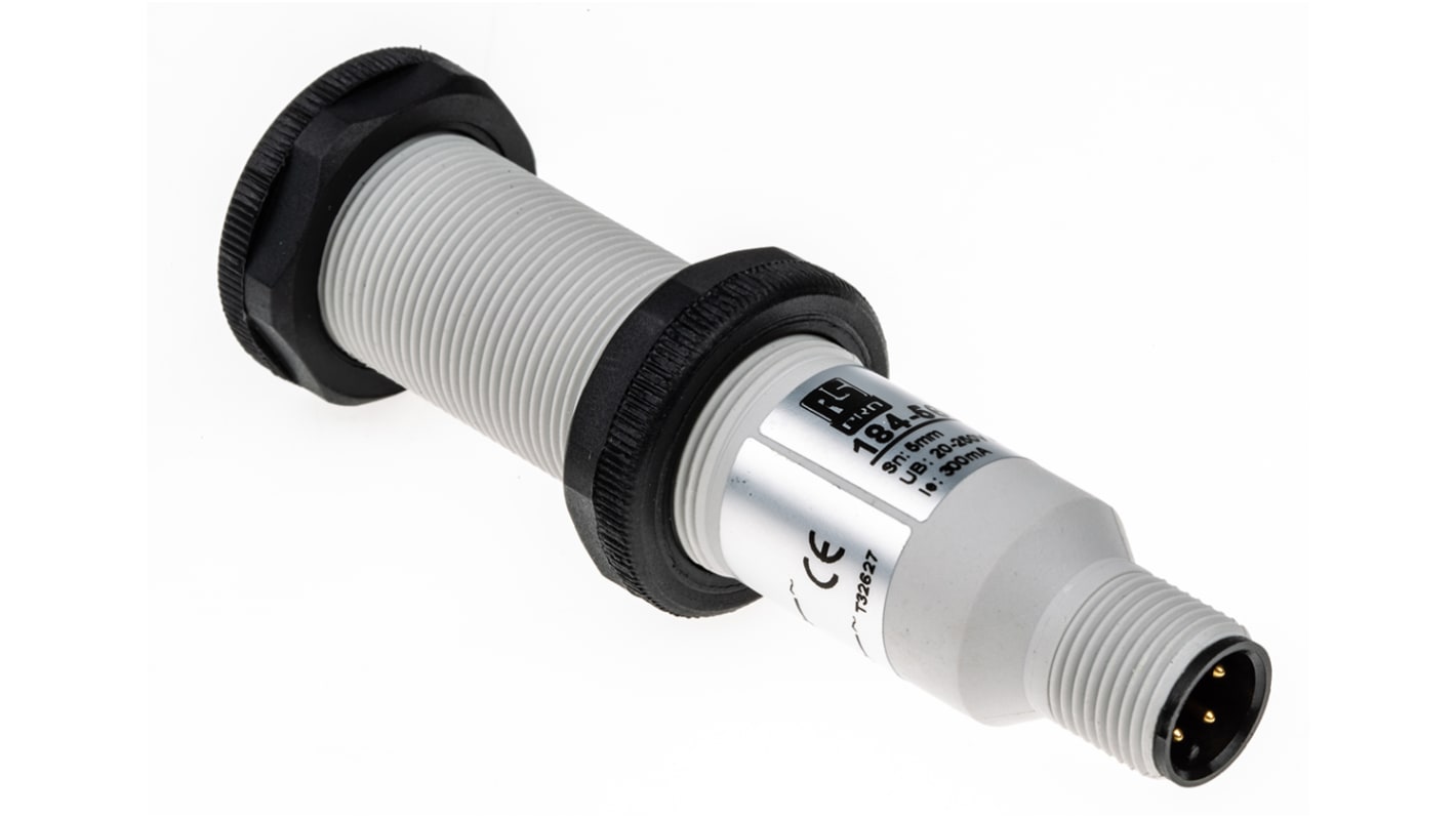 Capteur de proximité RS PRO, M18, Détection 5 mm, 2 fils NO, 20→250 V c.a.