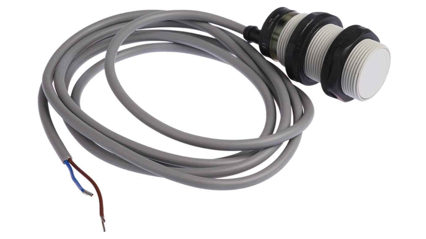 RS PRO Capacitive Barrel Proximity Sensor, M30, 10 mm Detection, NPN NO+NC, 10 → 30 V dc