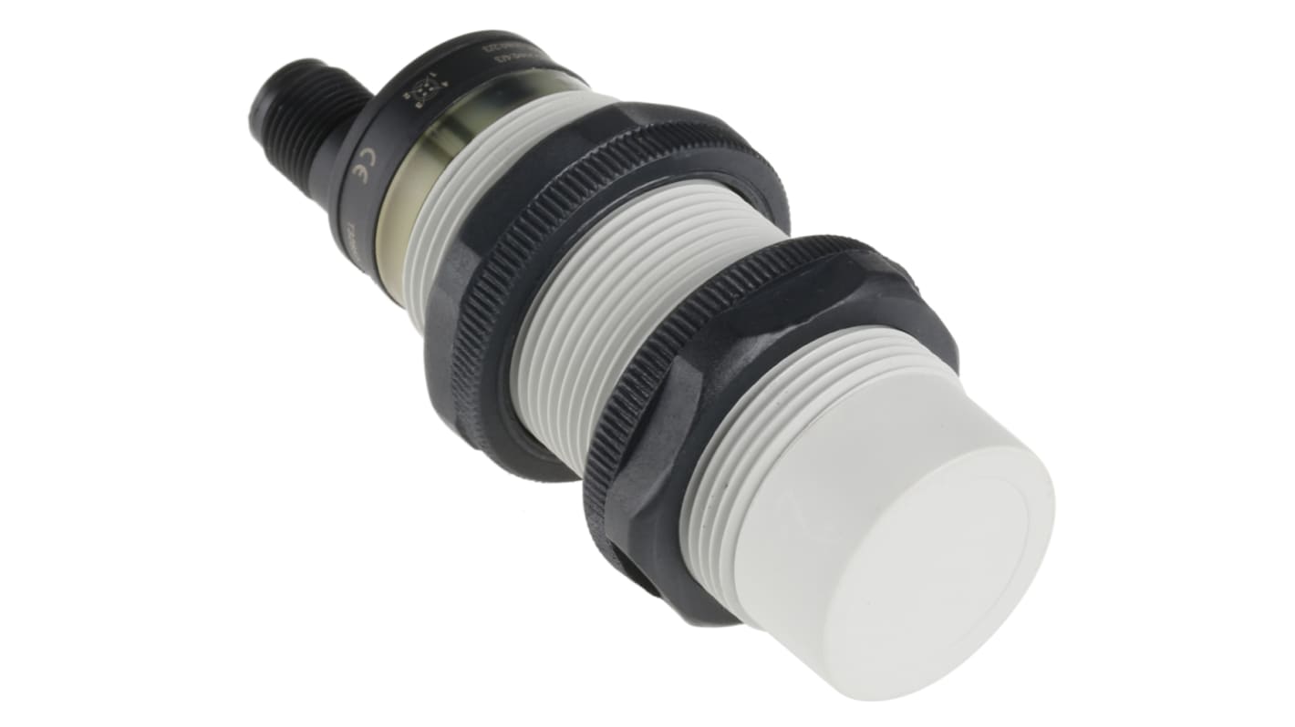 RS PRO Capacitive Barrel Proximity Sensor, M30, 15 mm Detection, PNP NO+NC, 10 → 30 V dc