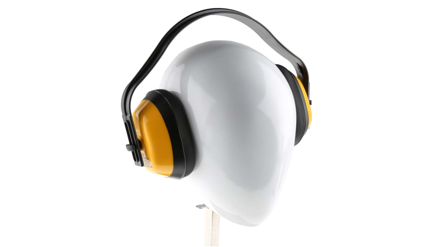 RS PRO Ear Defender with Headband, 28dB, Yellow
