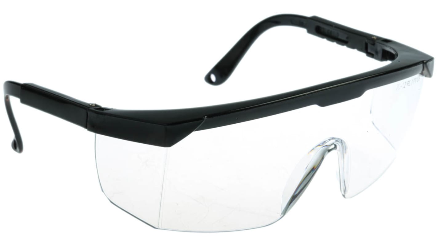 RS PRO UV Safety Glasses, Clear Polycarbonate Lens