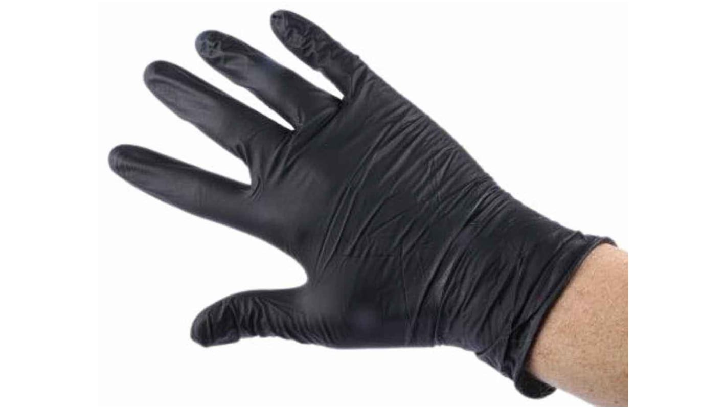Gants jetables RS PRO taille 7, S, Nitrile Non poudrés, x 100 gants