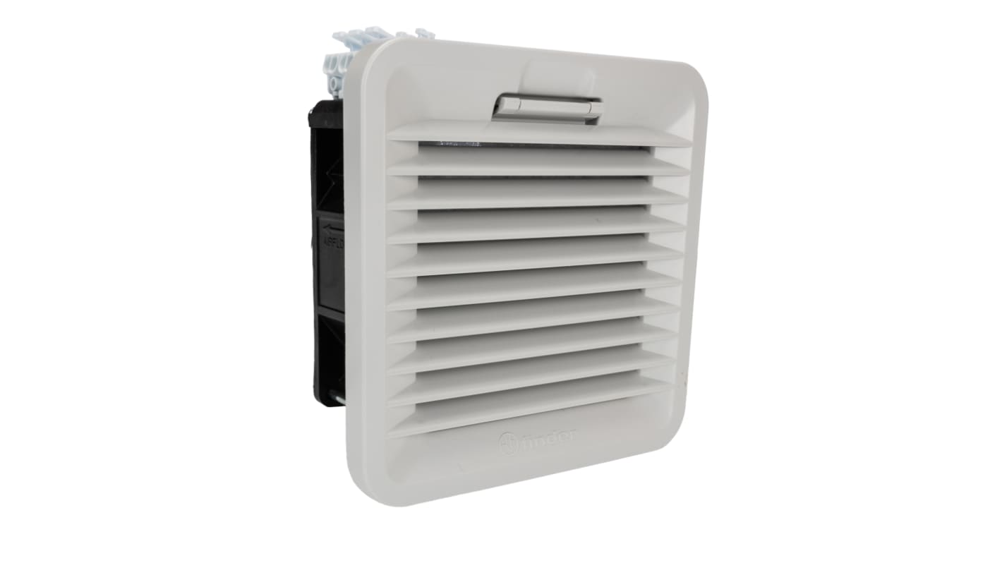 Finder 7F Series Filter Fan, 230 V ac, AC Operation, 24m³/h Filtered, IP54, 120 x 120mm