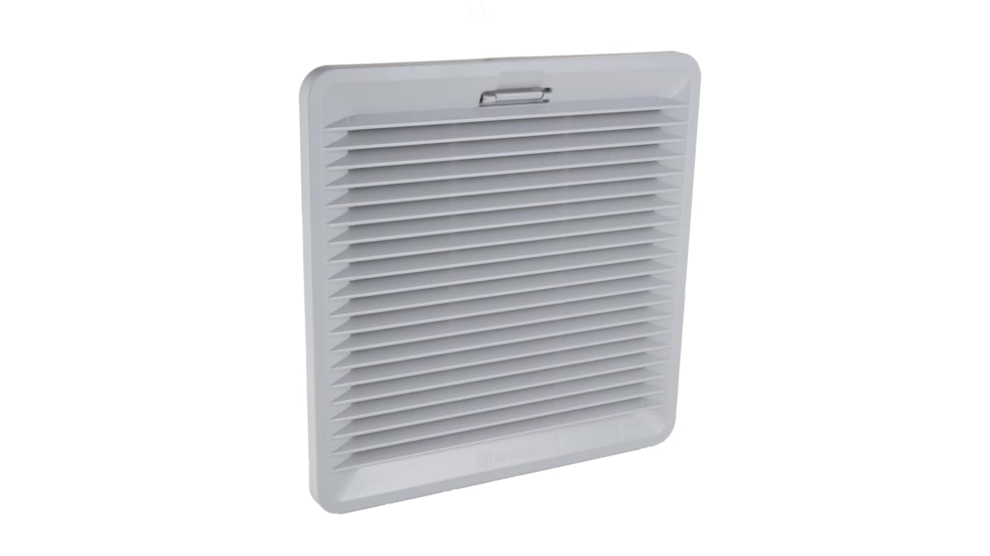 Ventilador con filtro Finder de 209 x 209mm, alim. 24 V dc, 7W, caudal filtrado 100m³/h, 45dB(A), IP54