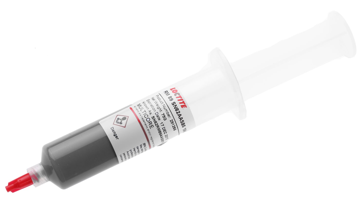 Multicore Loctite RM89 Solder Paste, 75g Syringe