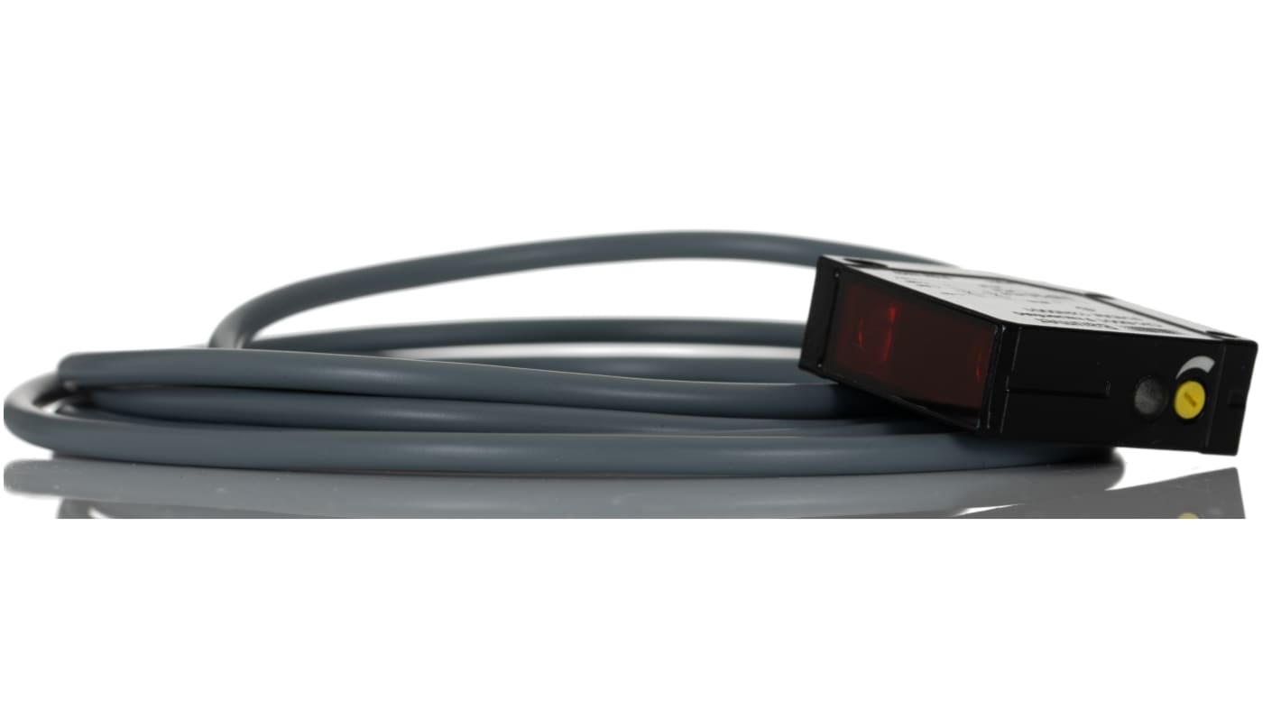 Rs-Online Sensore fotoelettrico Rettangolare Baumer a diffusione rilevamento 15 mm → 300 mm uscita NPN