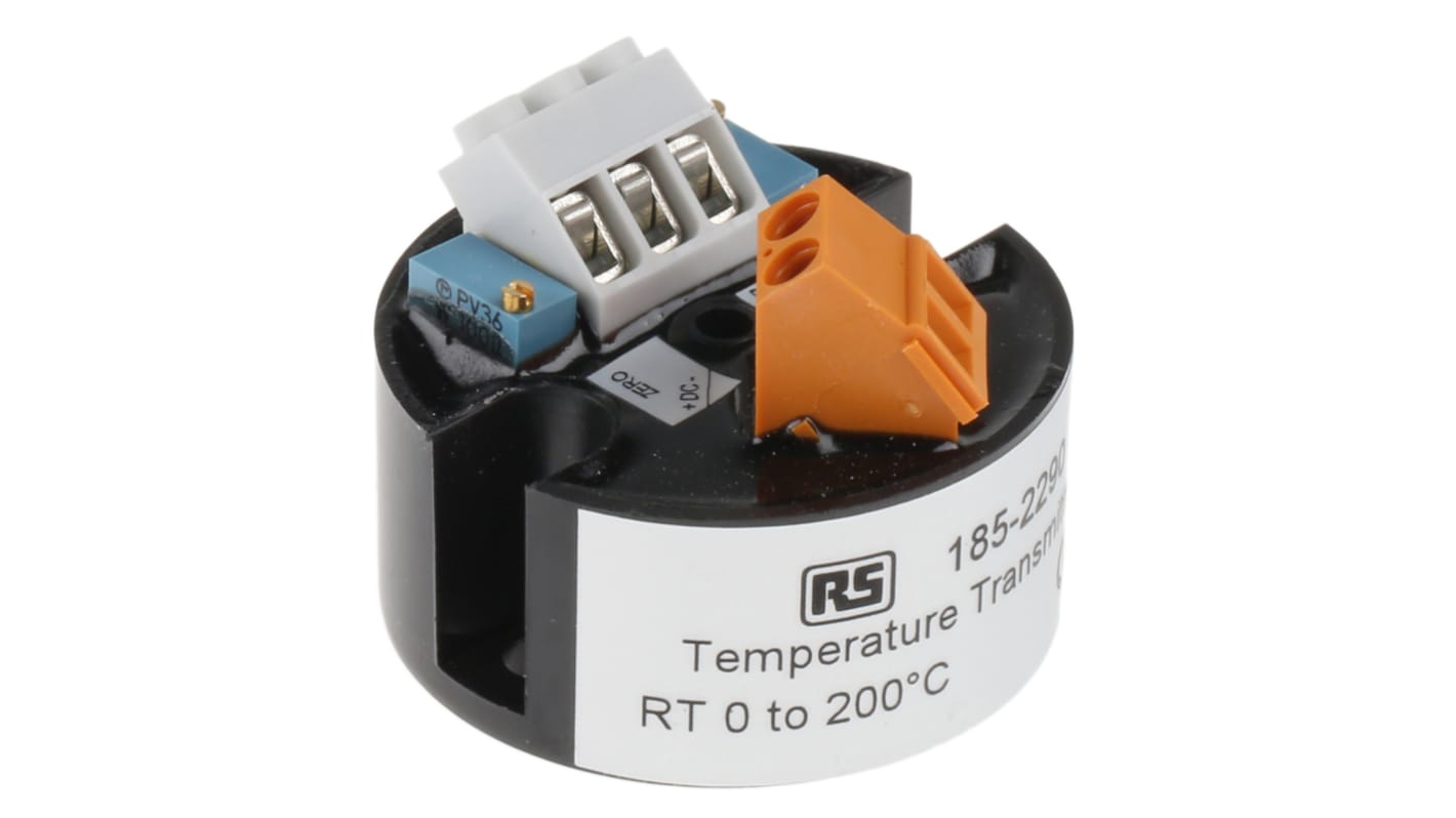 RS PRO Temperature Transmitter PT100 Input, 12 → 36 V dc