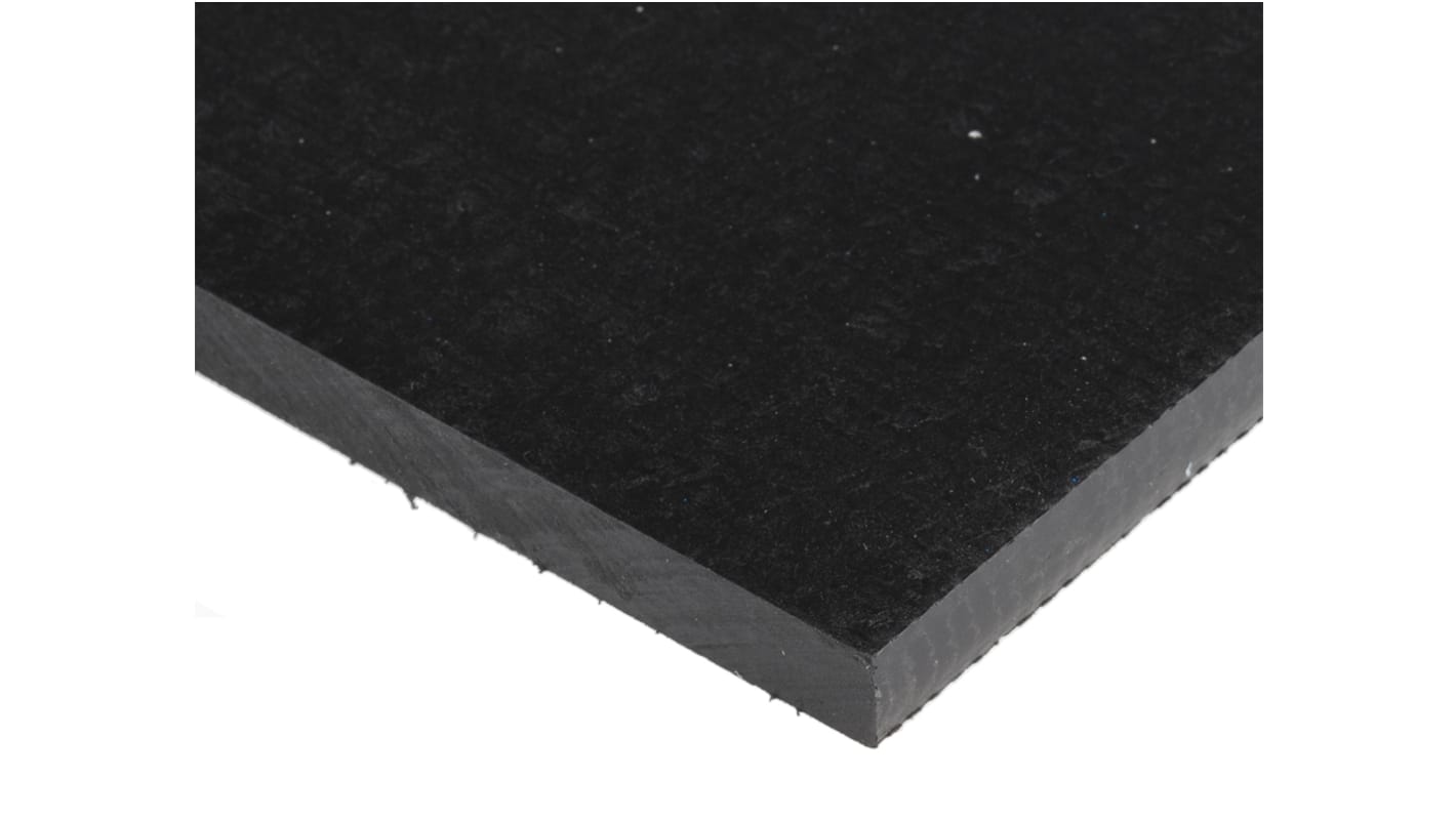 Lámina de plástico, Negro, 500mm x 305mm x 8mm