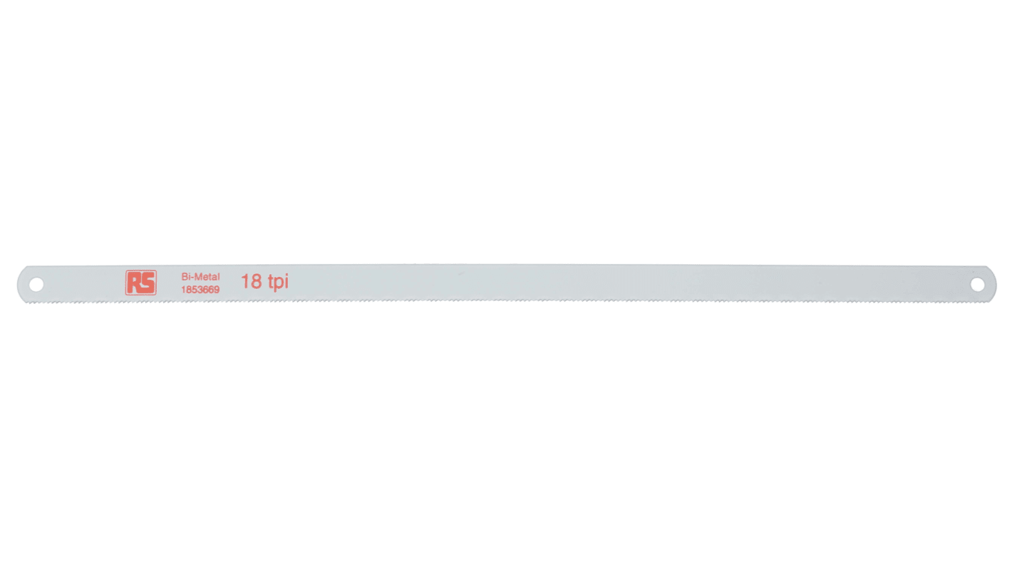 RS PRO Bimetall Handsägeblatt 18 TPI, 300,0 mm x 0.63mm, für verschiedene Materialien