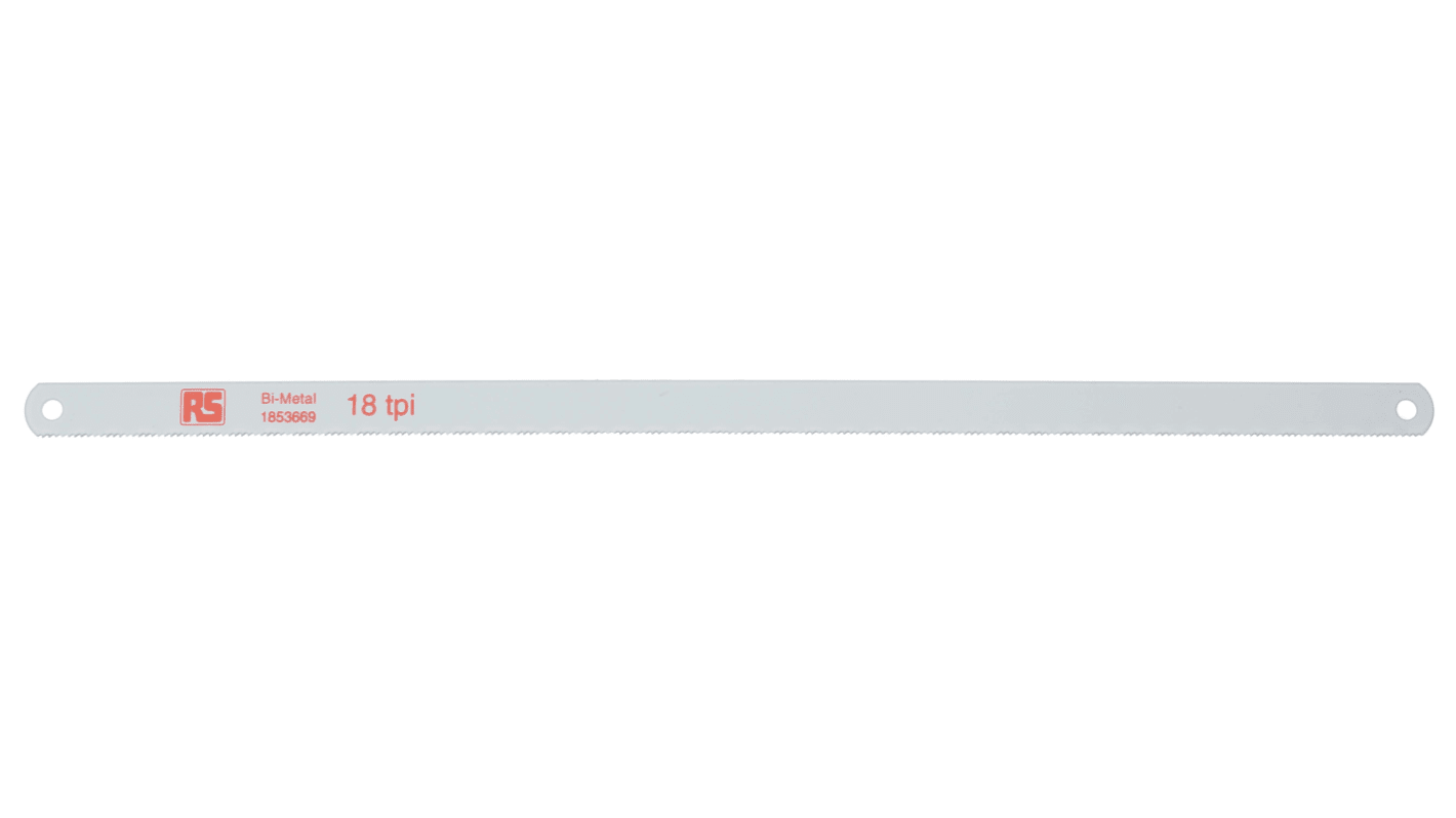 RS PRO 300 mm Bi-metal Hacksaw Blade, 18 TPI