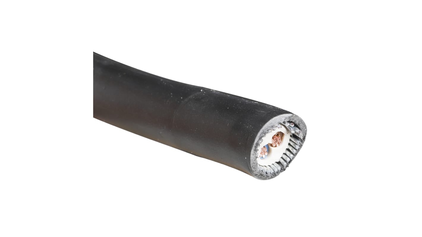 RS PRO 2 Core Power Cable, 6 mm² Armoured PVC Sheath, 1000, 600 V