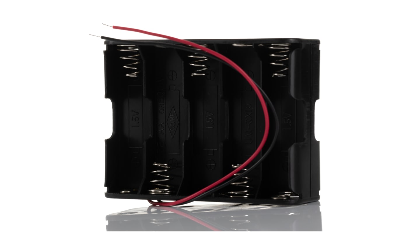 RS PRO AA Battery Holder, Coil Spring Contact