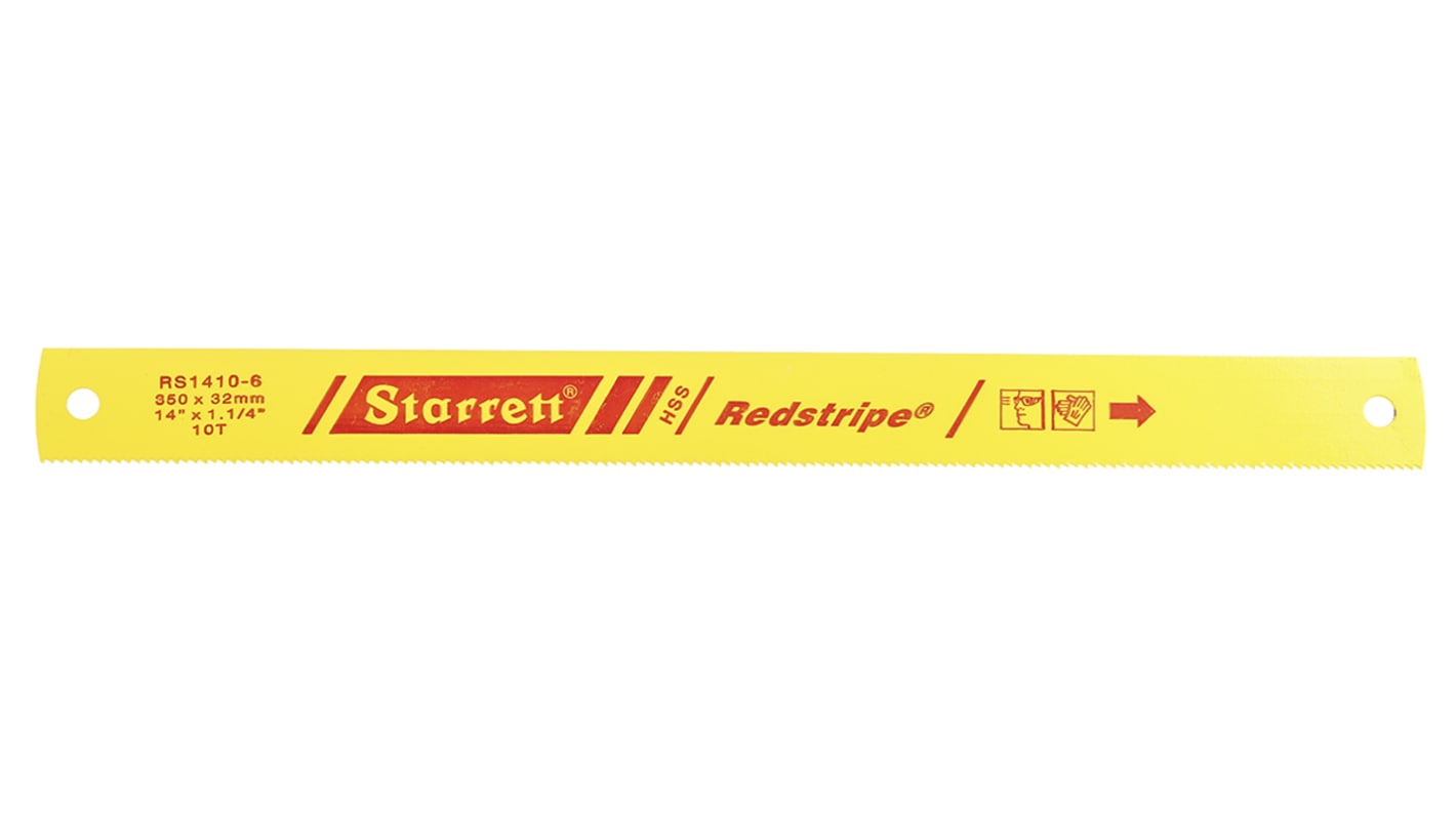 Starrett HSS Handsägeblatt 10 TPI, 350 mm x 32mm, für verschiedene Materialien