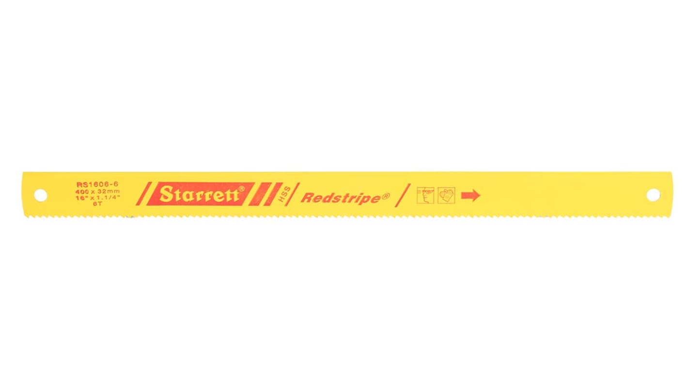 Starrett 400 mm HSS Hacksaw Blade, 6 TPI