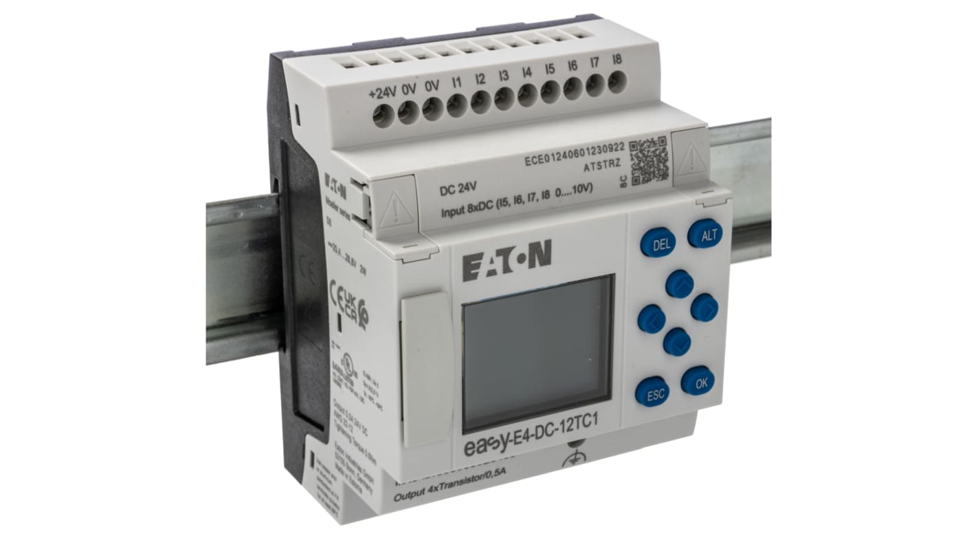 Eaton EasyE4 Series Starter Kit for Use with easySoft, 24 V dc Supply, Transistor Output, 8-Input, Digital Input