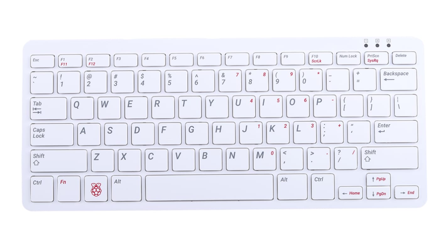 Tastiera per Raspberry Pi QWERTY (Stati Uniti), con Hub USB