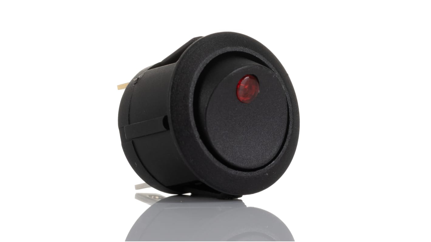 RS PRO Illuminated SPST, On-Off Rocker Switch Panel