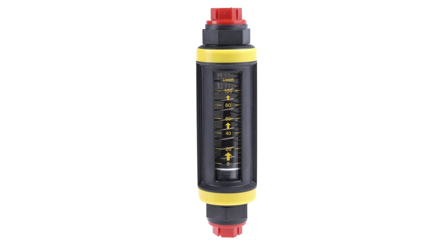Flussometro Parker UCC, per Liquidi, flusso 5 l/min → 100 l/min