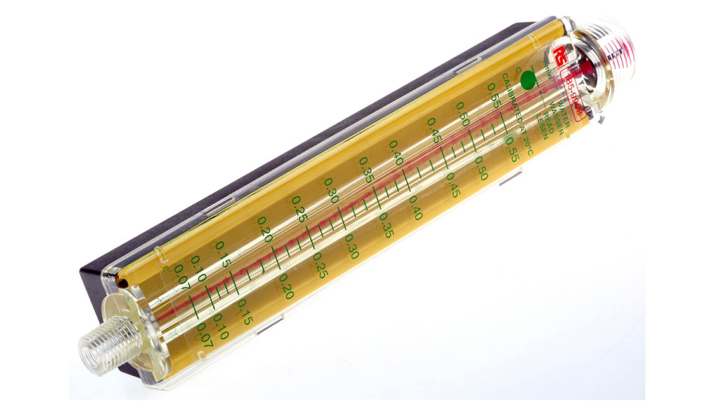 Rs-Online Flussometro Parker per Liquidi flusso 0 07 l/min → 0 55 l/min