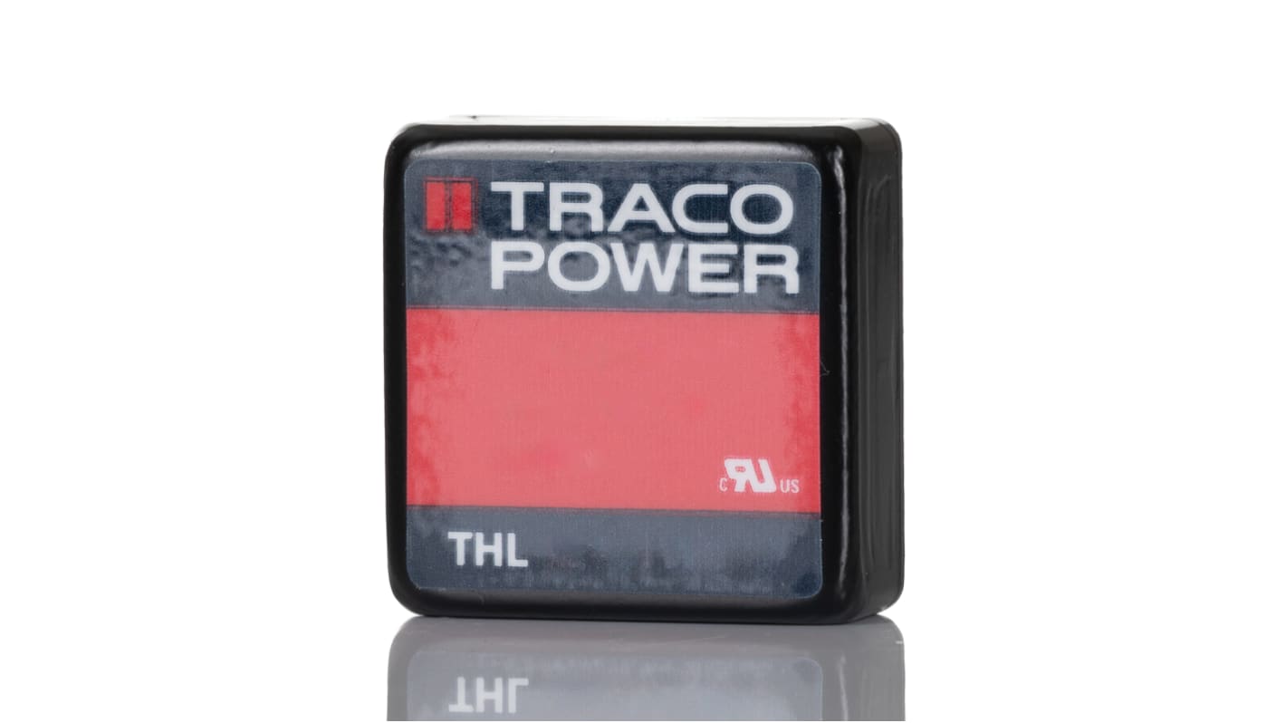 TRACOPOWER THL 15WI DC-DC Converter, 5V dc/ 3A Output, 9 → 36 V dc Input, 15W, Through Hole, +70°C Max Temp