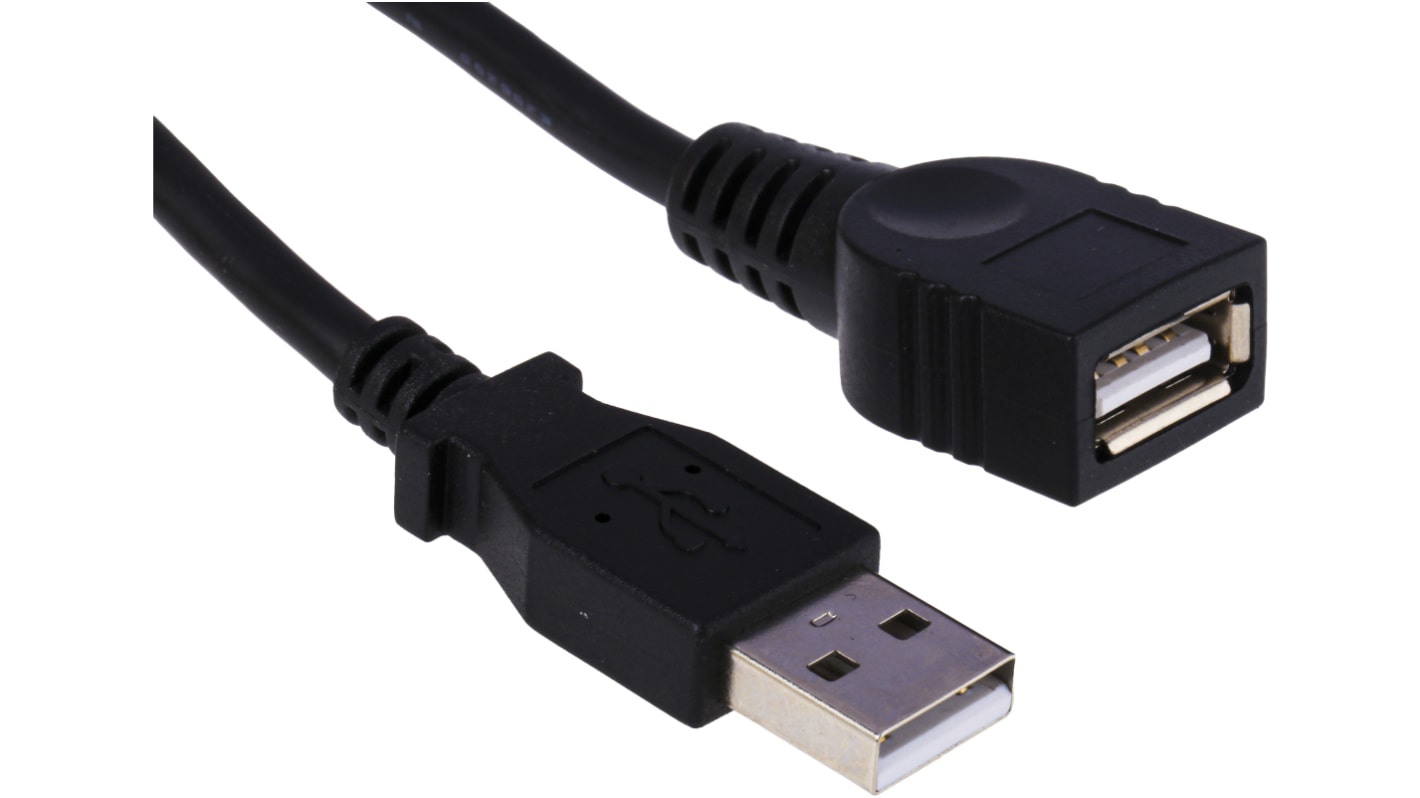 StarTech.com USB 2.0, Male USB A to Female USB A, 480Mbps, 1.8m