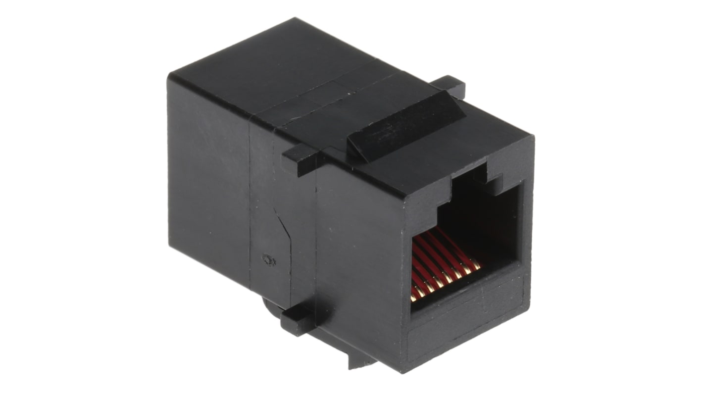 RS PRO RJ耦合器, RJ45, 2端口, 无屏蔽双绞线 (UTP), 20.55mm长