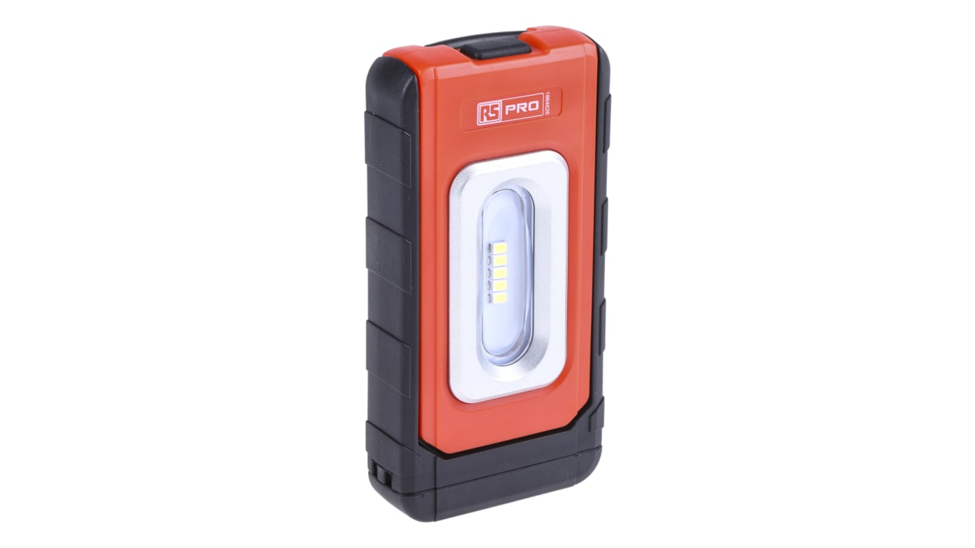 RS PRO LED Inspektionslampe 400 lm bis 10m aufladbar IP54, USB