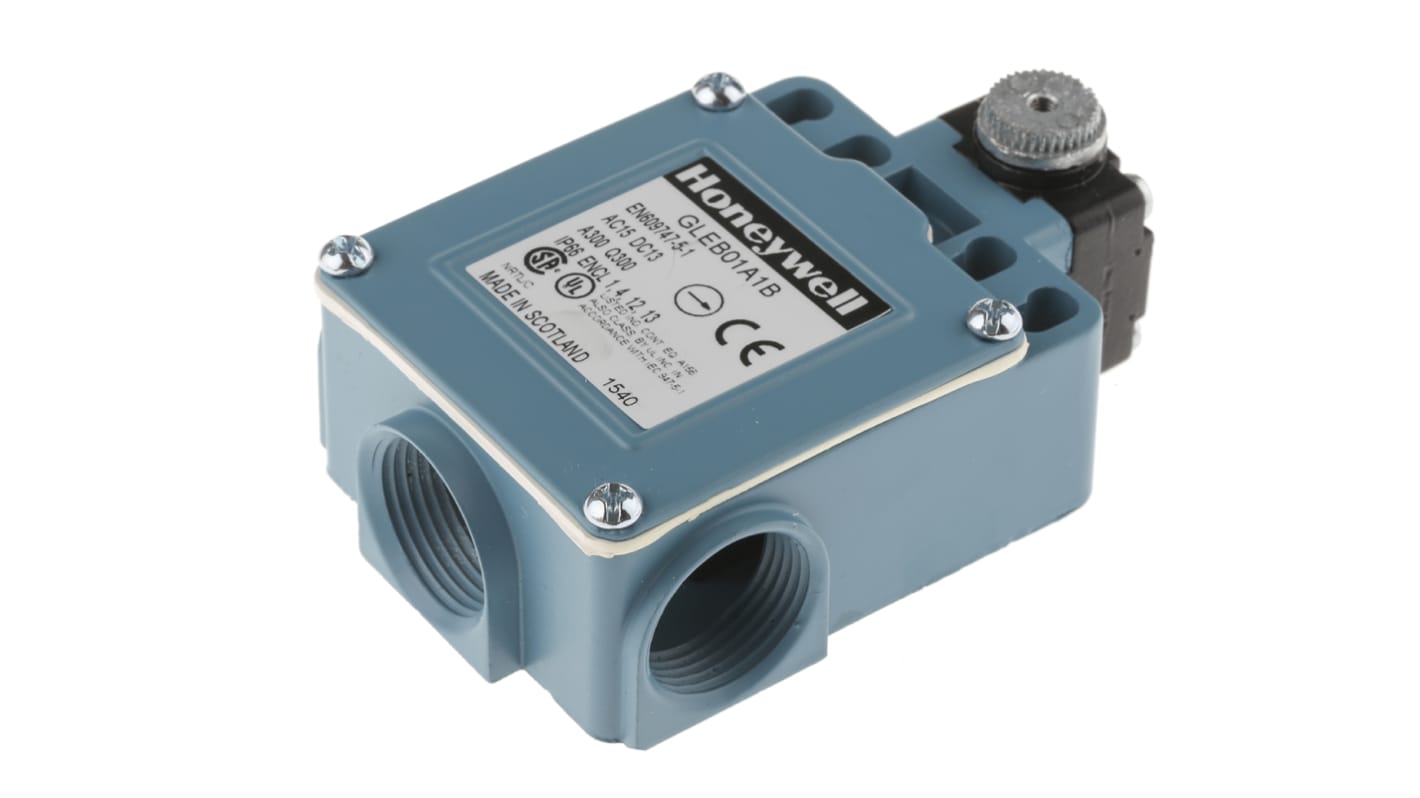 Honeywell 行程开关, 最大直流250V, 最大交流300V, 最大6A, IP67, PG13.5接口, 常开/常闭, GLE系列
