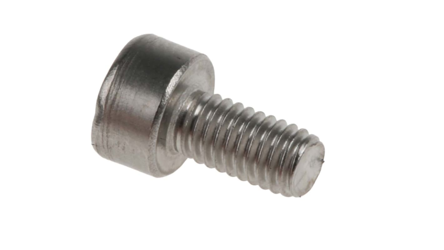 Tornillo Allen de cabeza cilíndrica RS PRO, M3 x 6mm, paso de rosca 0.5mm, de Acero Inoxidable