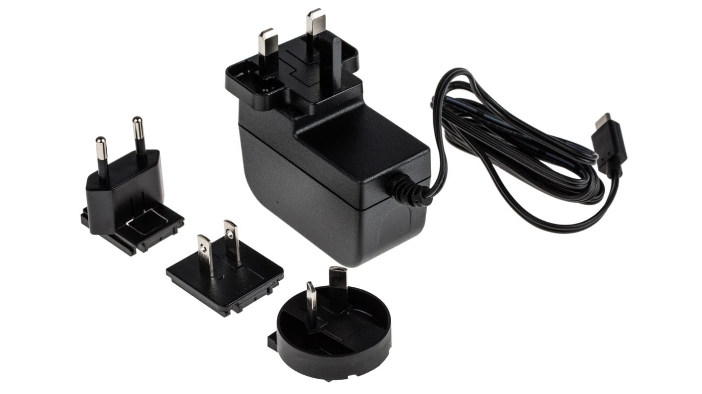 RS PRO Plug-In AC/DC Adapter 5.1V dc Output, 3A Output