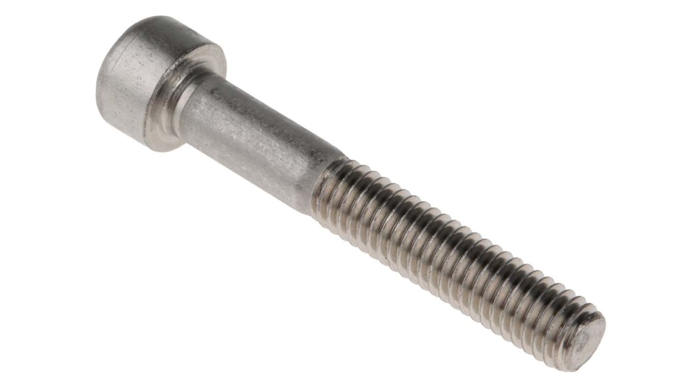 RS PRO Stainless Steel Hex Socket Cap Screw, DIN 912, M6 x 40mm
