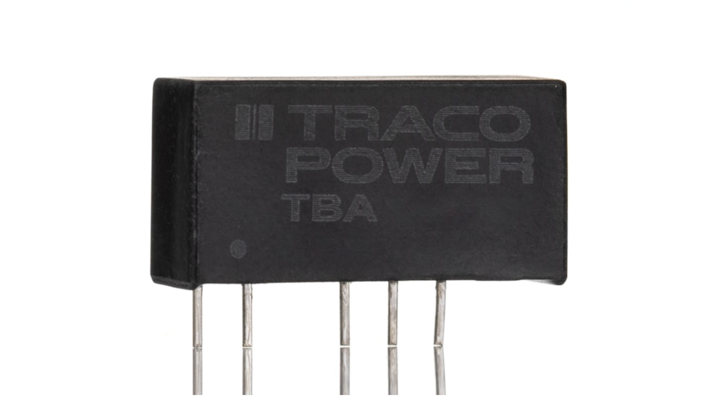 TRACOPOWER TBA 2 DC/DC-Wandler 2W 24 V dc IN, ±5V dc OUT / ±200mA Durchsteckmontage 1.5kV dc isoliert