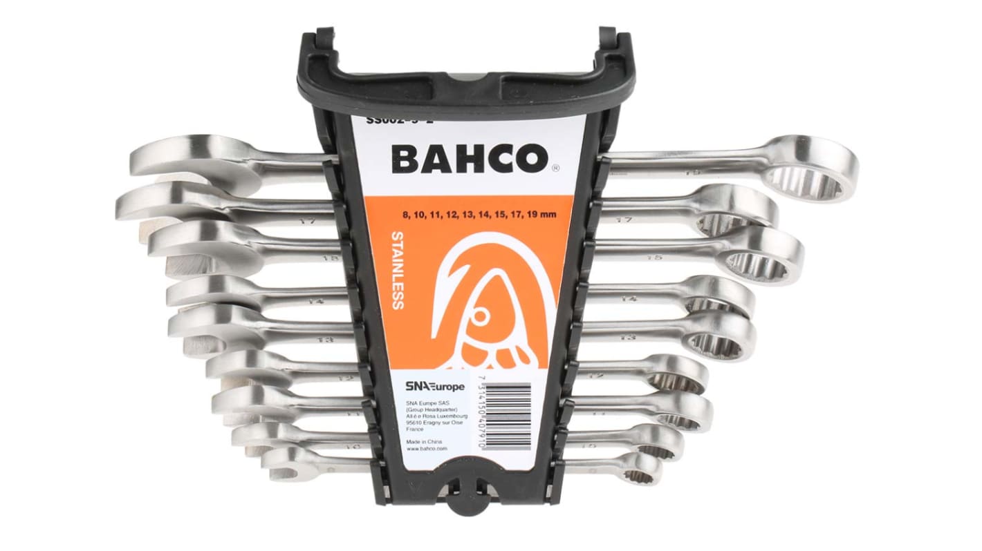 Bahco スパナセット SS002-9-2 9ピース | RS Bahco スパナセット SS002-9-2 9ピース | RS