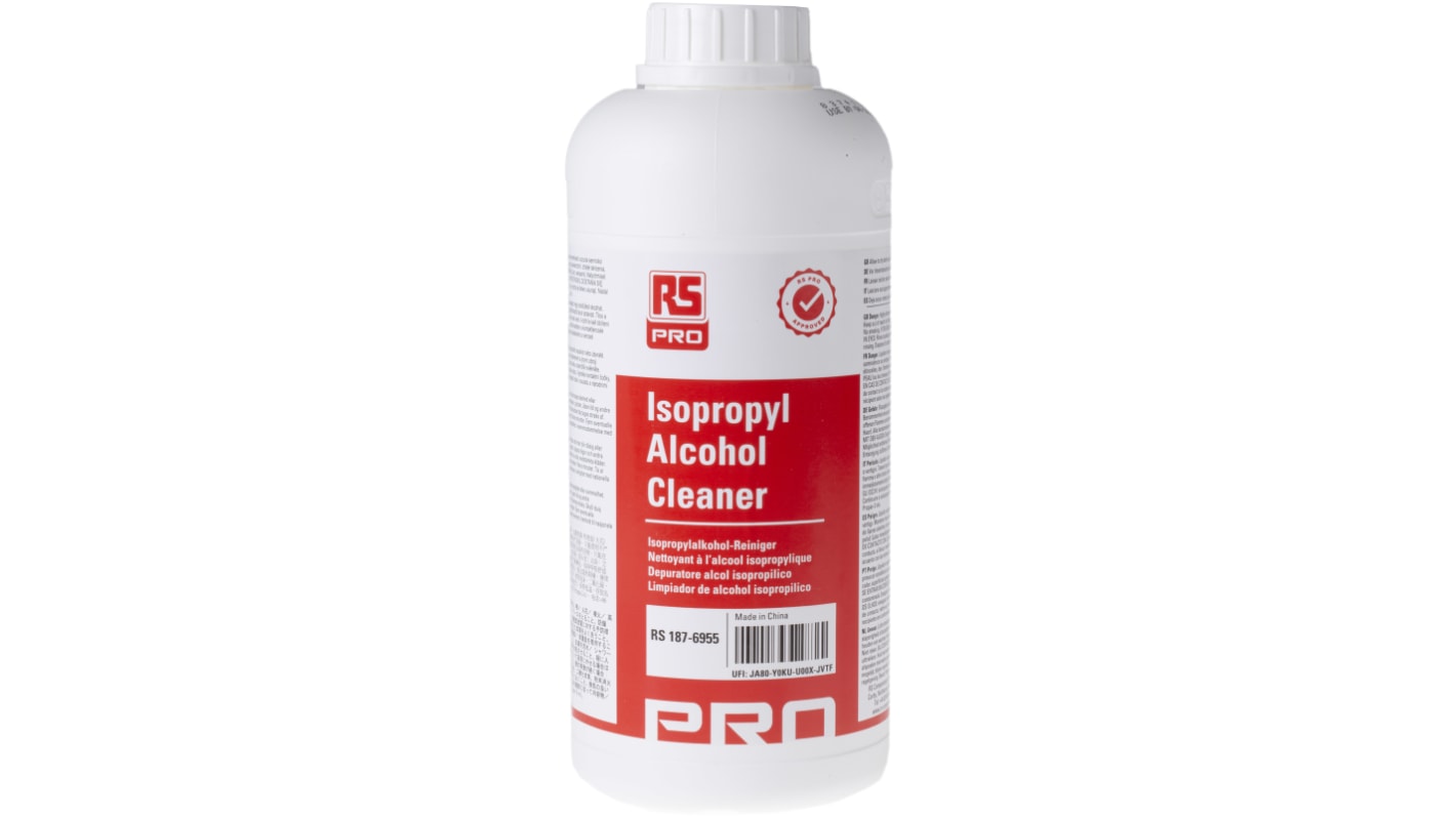 RS PRO Isopropanol für Elektronik Anwendungen, Flasche, 1 l