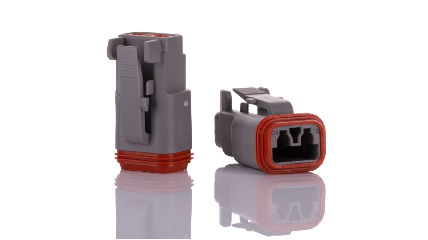 Deutsch, DT Automotive Connector Plug 2 Way DT06-2S