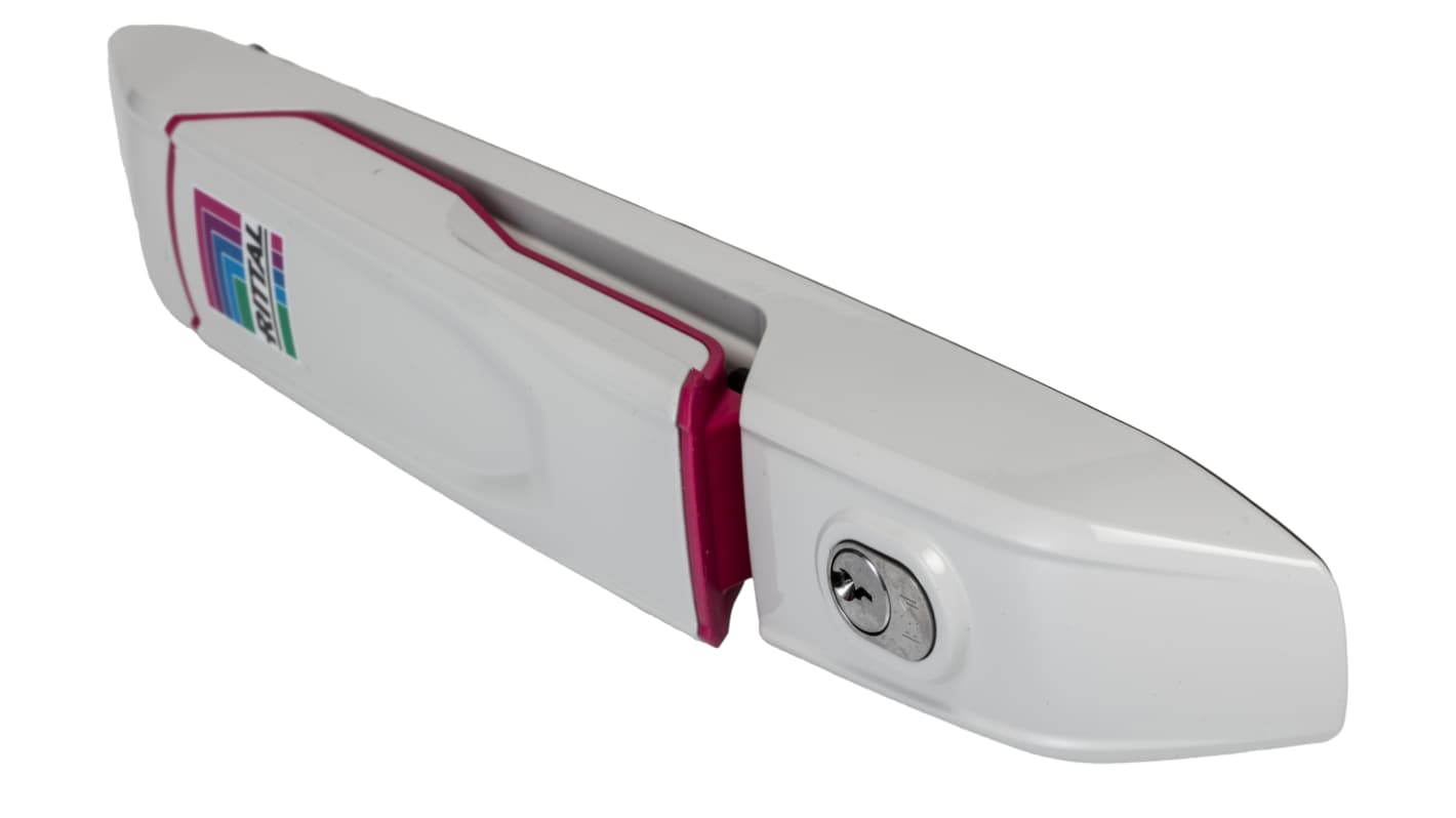 Rittal RAL7035 Die Cast Zinc Locking Handle, Swing