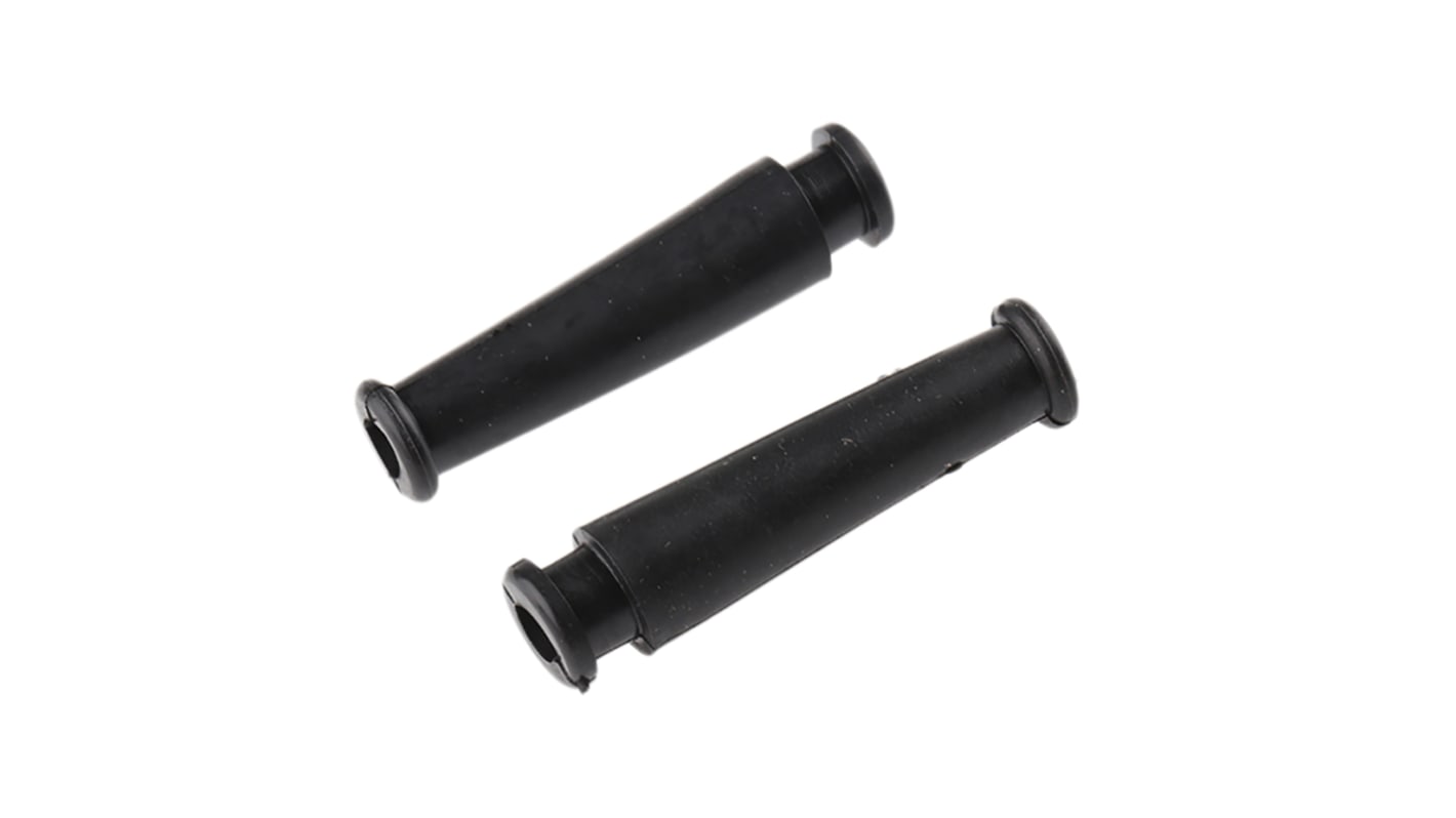 HellermannTyton HV Black PVC 8mm Cable Grommet for Maximum of 5.5mm Cable Dia. 632-02060 HV2206-PVC-FR-BK