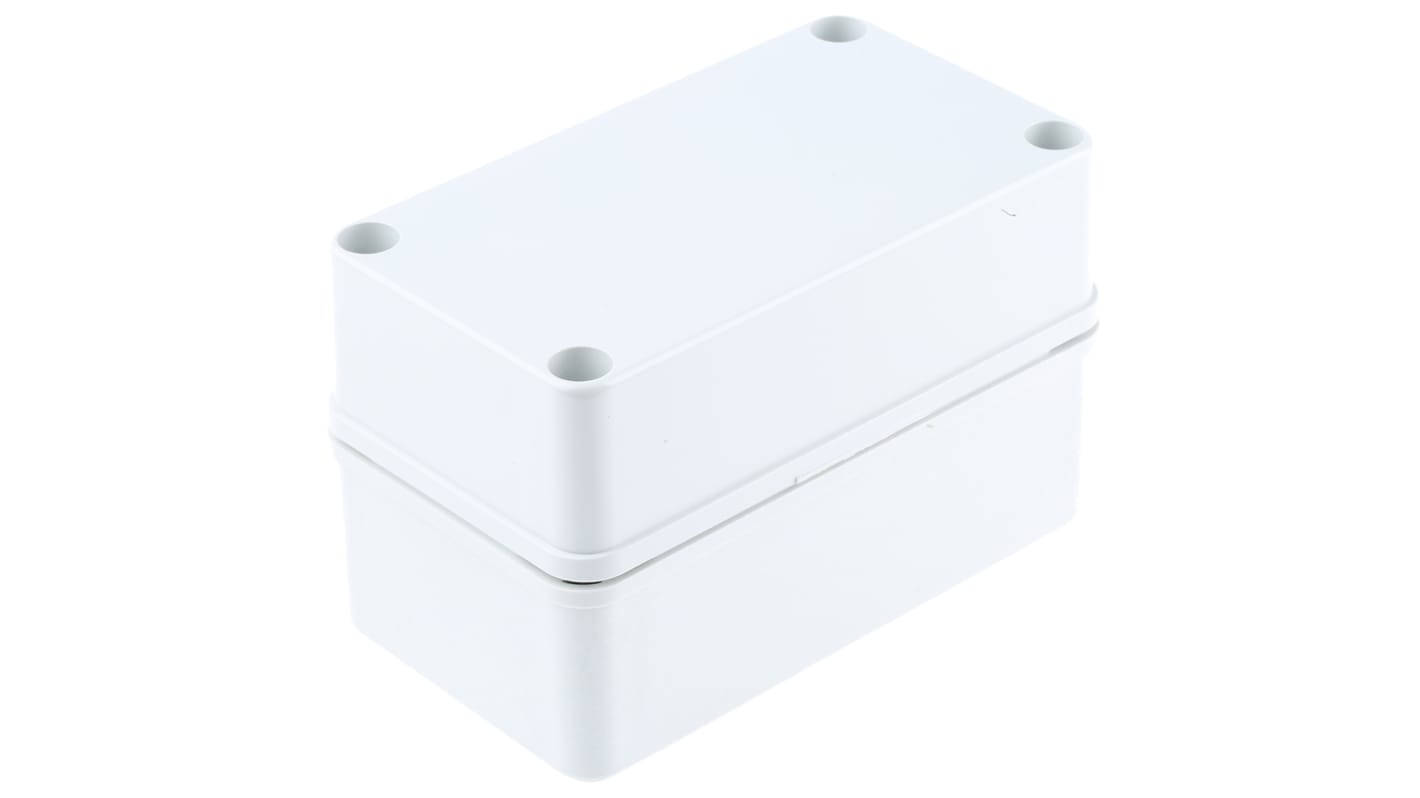 Fibox Piccolo Series Grey Polycarbonate Enclosure, IP66, IP67, Grey Lid, 140 x 80 x 85mm