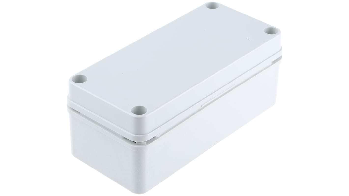 Fibox Piccolo Series Grey Polycarbonate Enclosure, IP66, IP67, Grey Lid, 170 x 80 x 65mm