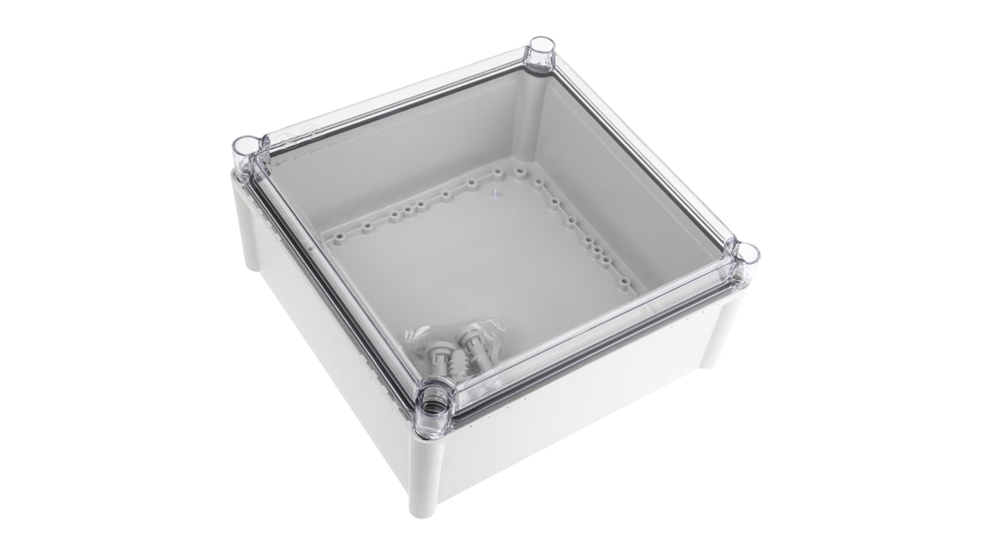 Fibox PC外壳, IP67, 灰色, 278 x 278 x 130mm, SOLID PC系列