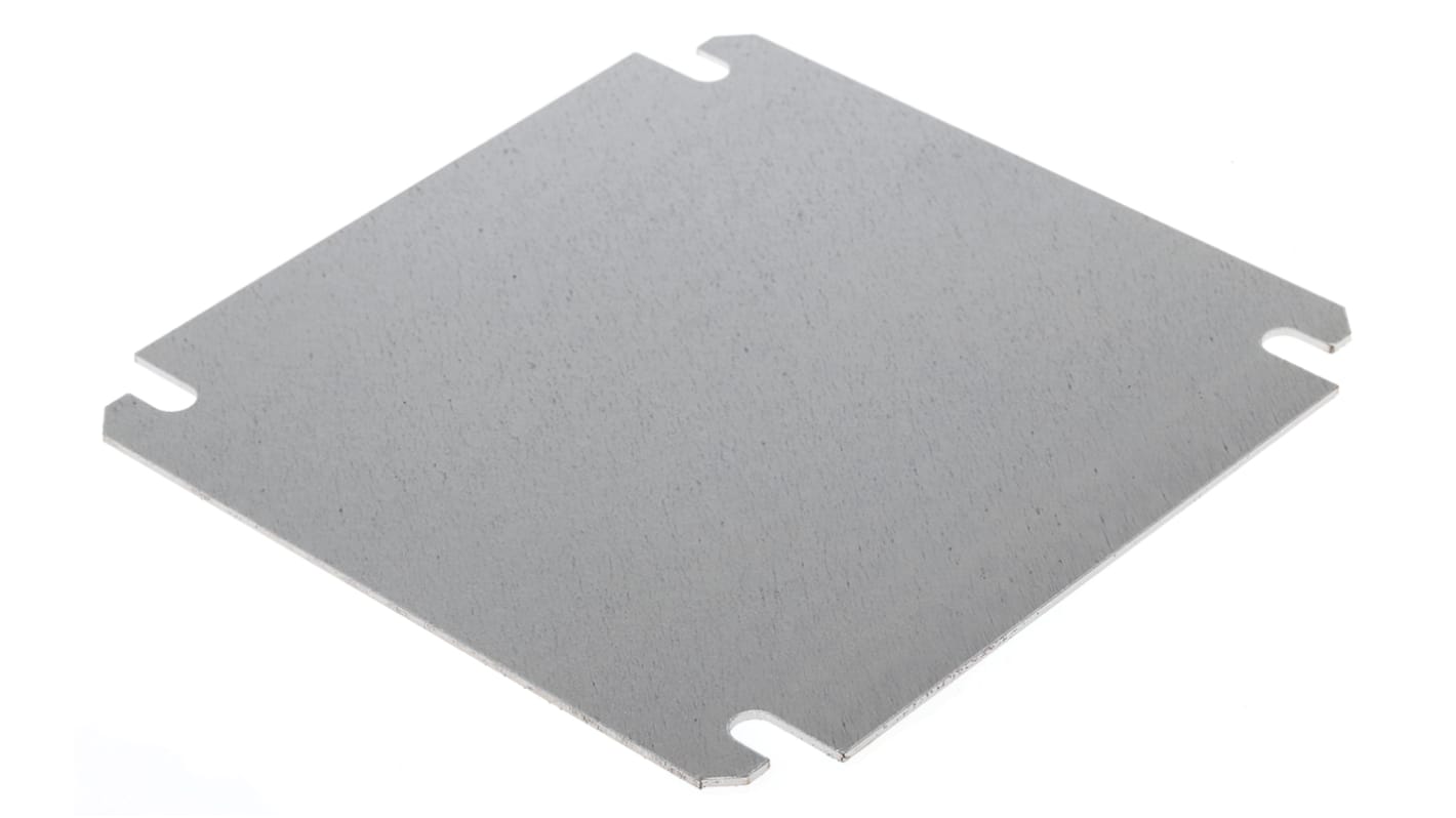 Fibox Metal Mounting Plate, 148mm H, 1.5mm W, 148mm L for Use with EK Series