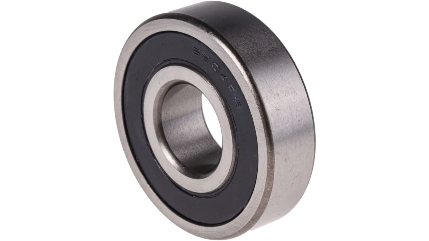 RS PRO 6304-2RS/C3 Single Row Deep Groove Ball Bearing- Both Sides Sealed 20mm I.D, 52mm O.D