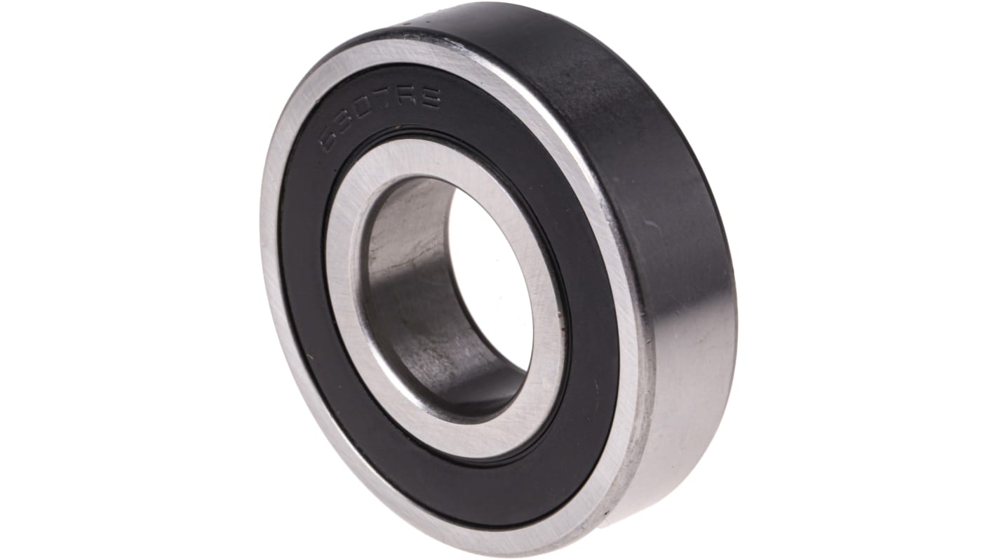 RS PRO 6307-2RS/C3 Single Row Deep Groove Ball Bearing- Both Sides Sealed 35mm I.D, 80mm O.D